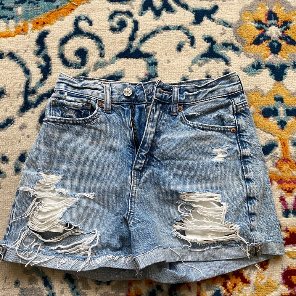 american eagle mom shorts 00